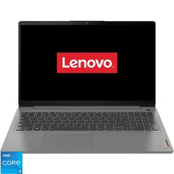 Ноутбук Lenovo 15. 6'' IdeaPad 3 15IAU7, FHD IPS, Intel® Core™ i5- 1235U (12 МБ кэш- памяти, до 4, 40 ГГц, з IPU), 24 ГБ DDR4, 500 ГБ SSD, Intel Iris Xe, арктический серый