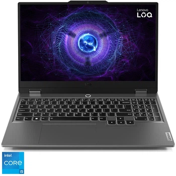 Ноутбук Игровой Lenovo LOQ 15IAX9I Intel® Core™ i5- 12450HX pana la 4. 4 GHz, 15. 6, Full HD, IPS, 144Hz, 16GB, 1TB SSD, Intel® Arc™ A530M 4GB GDDR6, No OS, Luna Серый