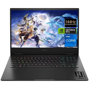 Ноутбук HP Omen 16- wd0005nw FHD 16. 1 дюймов Intel Core i7- 13620H 16 ГБ 512 ГБ SSD RTX 4060 Free Dos черный