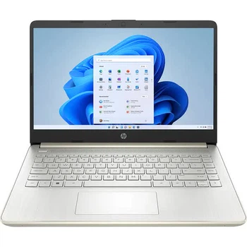 Ноутбук HP 14s- dq5005nq, Intel Core i5- 1235U до 4. 4GHz, 14 Full HD, 16GB, SSD 512GB, Intel Iris Xe, Windows 11 Home, Gold