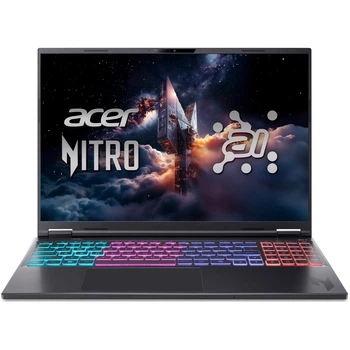 Игровой ноутбук Acer Nitro 16S AI AN16S- 61- R7LG AMD Ryzen™ AI 9 365 до 5, 0 ГГц, 16, WUXGA, IPS, 180 Гц, 32 ГБ DDR5, 1 ТБ SSD, NVIDIA® GeForce RTX™ 5060 8 ГБ GDDR7, Obsidian черный