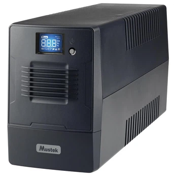 ИБП Mustek Powermust 800VA Line Int, 2xSchuko,LCD, USB (800-LCD-LIS-T10)