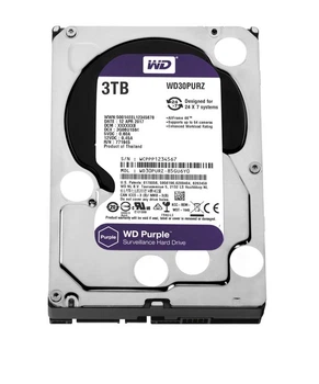 Накопитель HDD SATA 3.0TB WD Purple 5400rpm 64MB (WD30PURZ) Refurbished