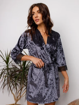 Халат BARWA garments 0251 S Графитовый (2110002511096)