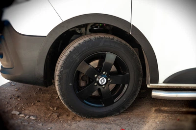Расширители арок (6 шт, черные, ABS) для Opel Vivaro 2015-2019 гг