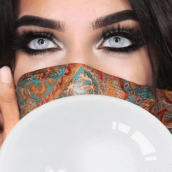 Натуральні сірі контактні лінзи - Айс Оушен 2шт. від ELITE Lens