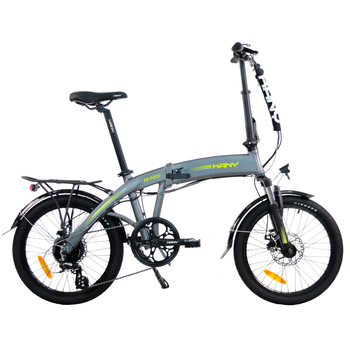 Велосипед с электроприводом складной 20" FLD AL "KANY" 250W 36v 10.5ah 40км запас хода серый