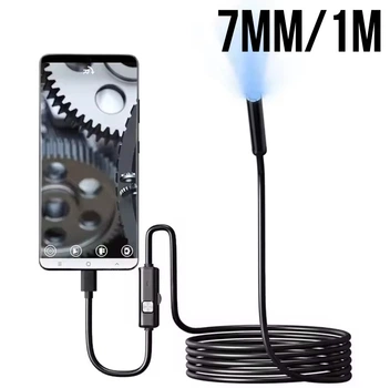 USB ендоскоп 7 мм / 1 метр — Технічний автомобільний бороскоп для телефону, смартфона
