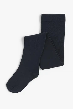 Колготки H&M 1081653П темно-сірий смужки вязка 62-68см
