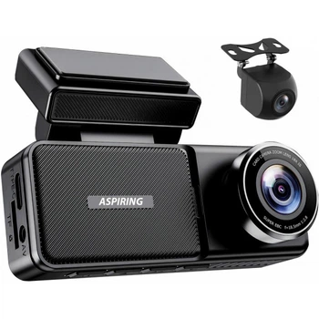 Автомобильный видеорегистратор Aspiring Alibi 11 WI-FI/QHD2.5K X2 camers 2560x1440 H.265 Black (AL-CD1001)