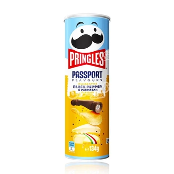 Чіпси Pringles Black Pepper Parmesan Cheese Flavor 110 грам