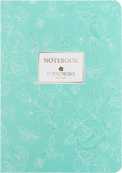 Записная книжка Axent Morning Dew 2 Turnowsky 145x210 мм A5 80 листов в клетку Зеленая (8700-24-A-TR)