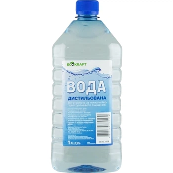 Дистиллированная вода EcoKraft 1л (VV1139) (4820164770139)