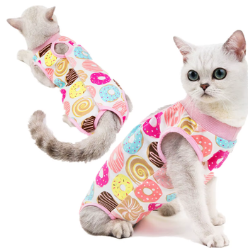 Одежда для кошек после операции Longnew Pet Donut M