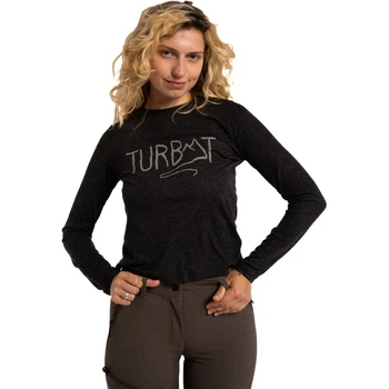 Женская футболка с принтом Turbat Magic Logo LS Wmn Caviar XL (100076598)