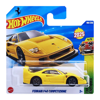 Машинка Базова Hot Wheels Ferrari F40 Competizione Exotics 1:64 JBB92 Yellow