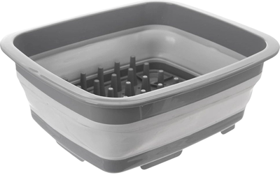 Suszarka do naczyń Orion silikonowa Szara 37 x 31.5 x 14.5 cm (8693395018068)