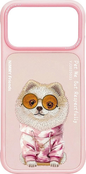 Панель Nimmy Glasses Cool Dog для iPhone 17 Pro Pink (6971080313721)