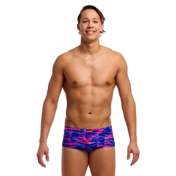 Плавки Funky Trunks Men's Classic Trunks - Warped Waves (Розмір: USA 32)