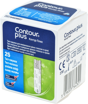 Тест полоски для глюкометра CONTOUR™TS (25шт)