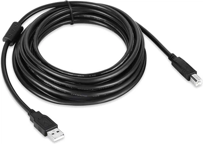Кабель USB2.0 AM-BM 3м ColorWay, чорний (CW-CBUB073-BK)