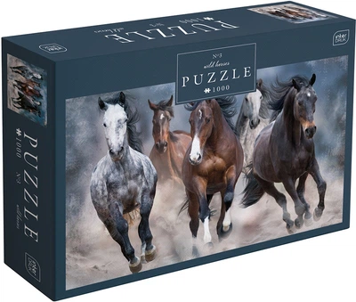 Пазлы Interdruk Horses 3 трёхслойные 1000 деталей (384980)