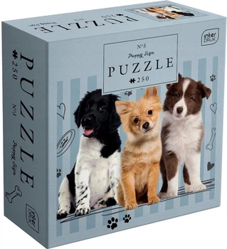 Пазли Interdruk Puppy Sign 3 тришарові 250 деталей (385130)