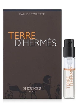 Пробник Туалетная вода для мужчин Hermes Terre. 2 мл