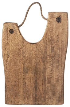 Дошка для нарізання та сервірування Orion Mango дерев’яна Коричнева 40.5 x 28 см (8592381188672)