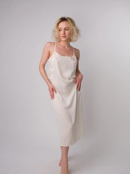 Ночная рубашка женская Verdissima Raso+Pizzo RZ27 S Айвори (8059892858819)