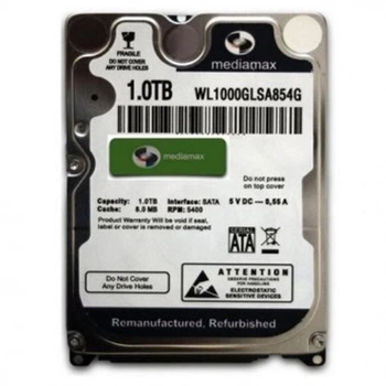 Накопитель HDD 2.5" SATA 1.0TB Mediamax 5400rpm 8MB (WL1000GLSA854G) - Refubrished