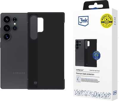 Etui 3MK Just20g Matt Case do Samsung Galaxy S25 Ultra Black (5903108629072)