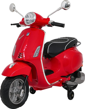 Електричний скутер для дітей Vespa Roma Червоний (5903864984682)