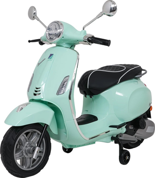 Електричний скутер для дітей Vespa Roma Зелений (5903864984651)