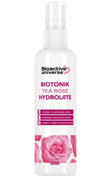 Гидролат чайной розы для лица тела и волос 100мл Bioactive Universe
