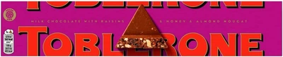 Молочный шоколад Toblerone FRUIT&NUT с изюмом, медом и миндальной нугой 100г