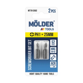 Набор бит Molder PH1x25 мм 2 шт (MT7012502)