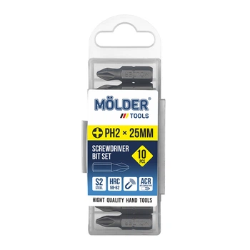 Набор бит Molder PH2x25 мм 10 шт (MT7022510)
