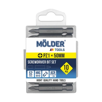 Набор бит Molder PZ1x50 мм 10 шт (MT7115010)