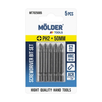 Набор бит Molder PH2x50 мм 5 шт (MT7025005)
