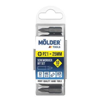 Набор бит Molder PZ1x25 мм 10 шт (MT7112510)