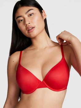 Бюстгальтер с косточками с Push-up Victoria's Secret 236123020 36B Красный ( 1159831141)