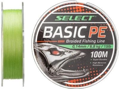Шнур Select Basic PE Light Green 150m 0.12mm 12lb/5.6kg