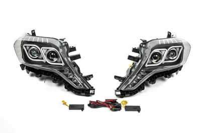 Фары передние для Toyota Land Cruiser Prado 150 2013-2017 (Full LED, 2 шт)