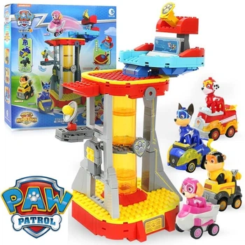 Игровой набор-конструктор Сторожевая башня Щенячий патруль (Paw Patrol) с героями 39х36х8см 1509