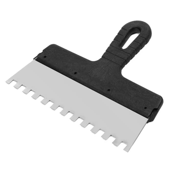 Шпатель для плитки зубчатый 250 мм нержавеющая сталь 10x10 Polax (111-090)