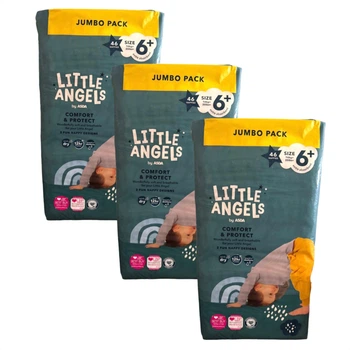 Підгузки Little Angels by ASDA 6+ розмір, 16+ кг, BOX 138 шт