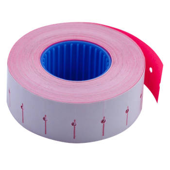 Цінник Buromax 22*12 мм прямокутний 12м 1000шт Малиновий (BM.281101-29)
