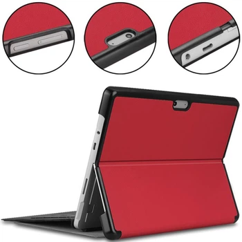 Чехол - книжка Custer Flip Cover для Microsoft Surface Go 4 / Go 3 / Go 2 / Go red