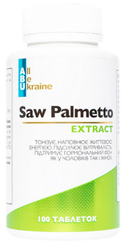 З пальметто ABU Saw Palmetto Extract 100 таблеток